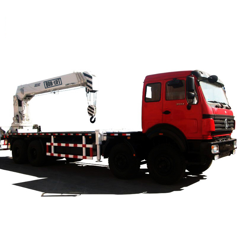 Grue montée sur camion à flèche télescopique de 16 tonnes