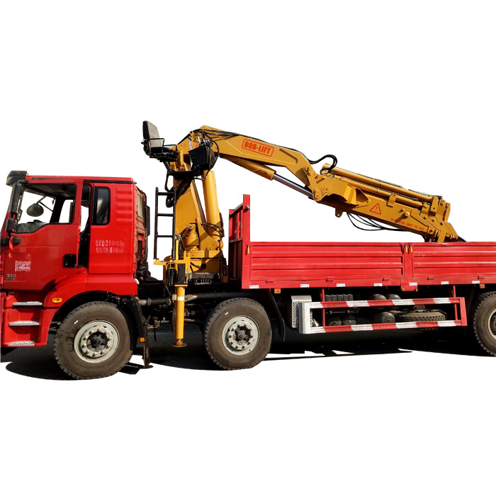 Grue montée sur camion à flèche articulée de 16 tonnes